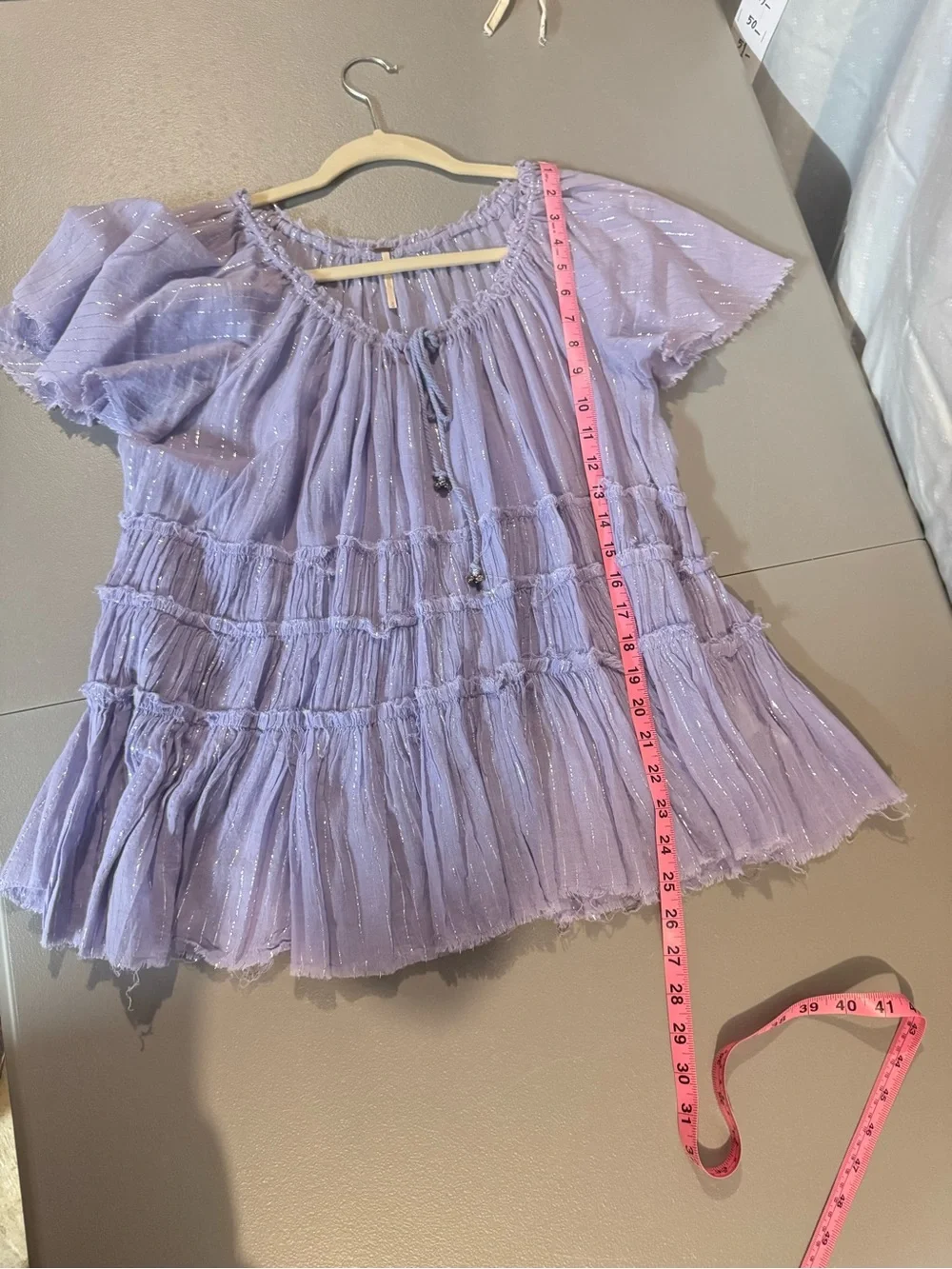 Free People lavender peasant
